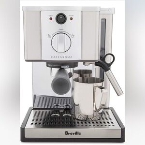 Breville Cafe Roma Espresso Machine in Stainless Steel